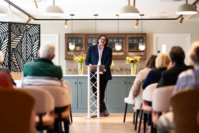 Masterchef critic serves up treat at retirement village