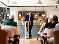 Masterchef critic serves up treat at retirement village