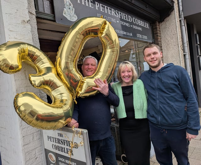 Sole traders: Here's to 30 years of The Petersfield Cobbler