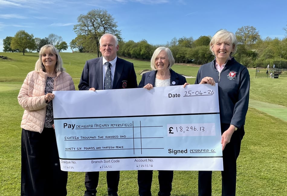 Golfers swing into fundraising action for Petersfield charity