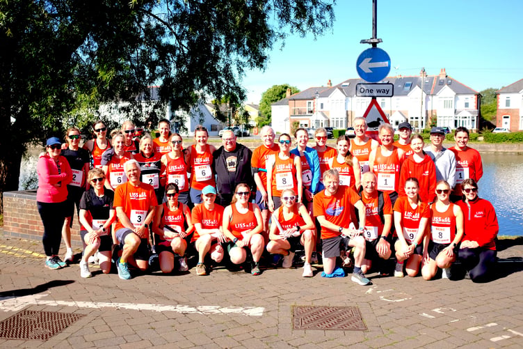 Liss Runners at the Emsworth to Basingstoke Relay