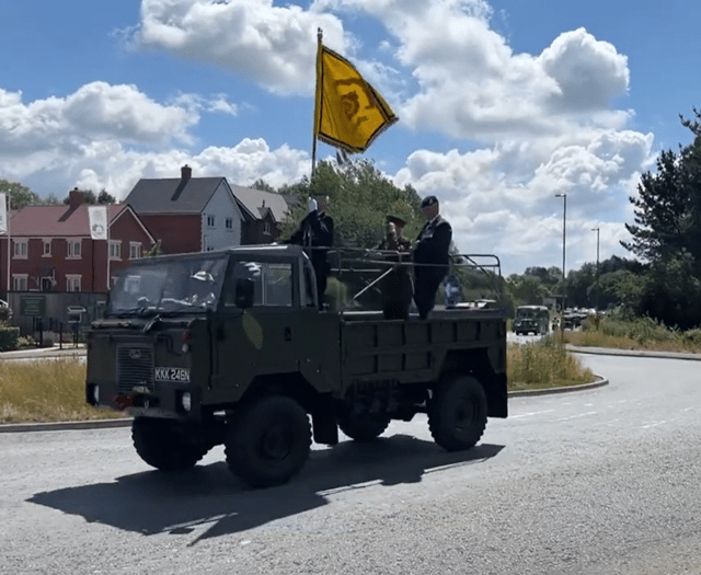 Alton man to carry Royal Hampshire Regimental Standard in convoy
