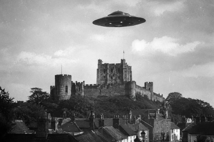 How a UFO over Farnham might look.