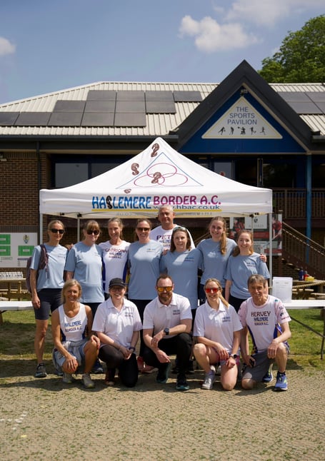 The Haslemere Border Young Athletes coaching team