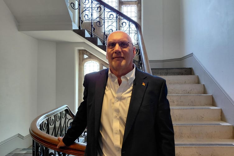 Hampshire County Council leader Nick Adams-King.