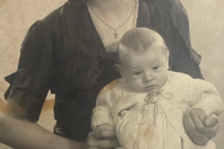 Rodney Anderson of Farnham with his mum Yvonne.