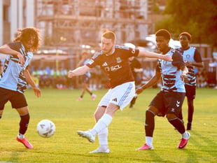 WATCH: Farnham Town boss Paul Johnson praises side after Wycombe win