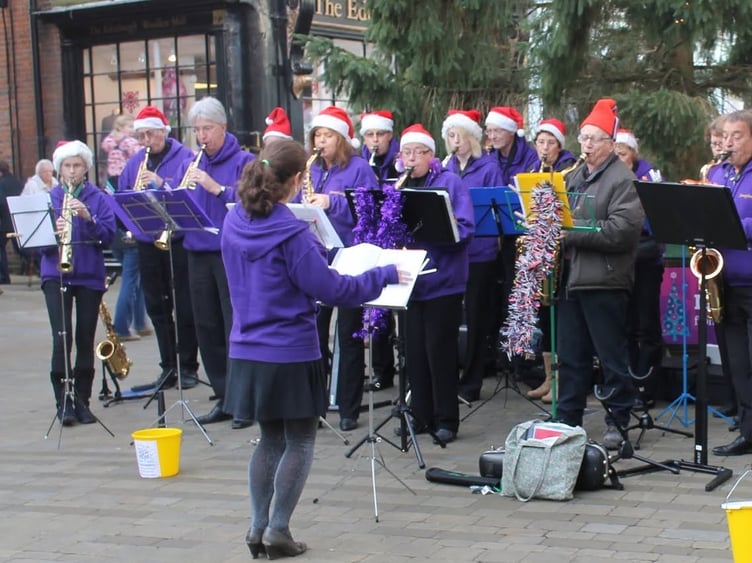Saxophony Band Alton Public Gardens