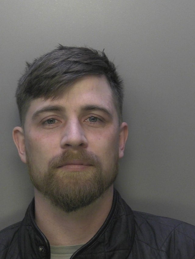 Benjamin Usher has been jailed for three years after carrying out two violent attacks on a woman.