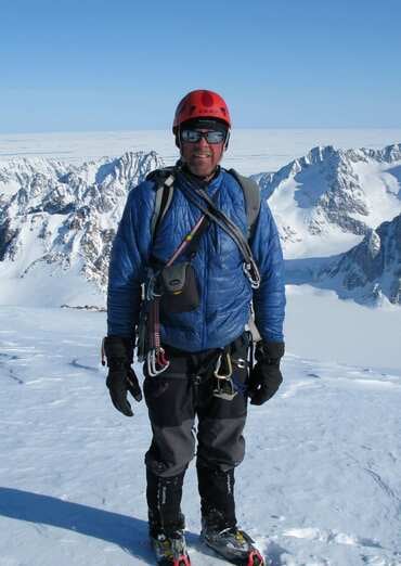 Simon Yates, who will bring his My Mountain Life talk to Wyeside Arts Centre