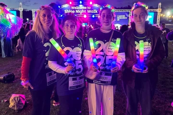 Michelle Petrou London ShineWalk Cancer
