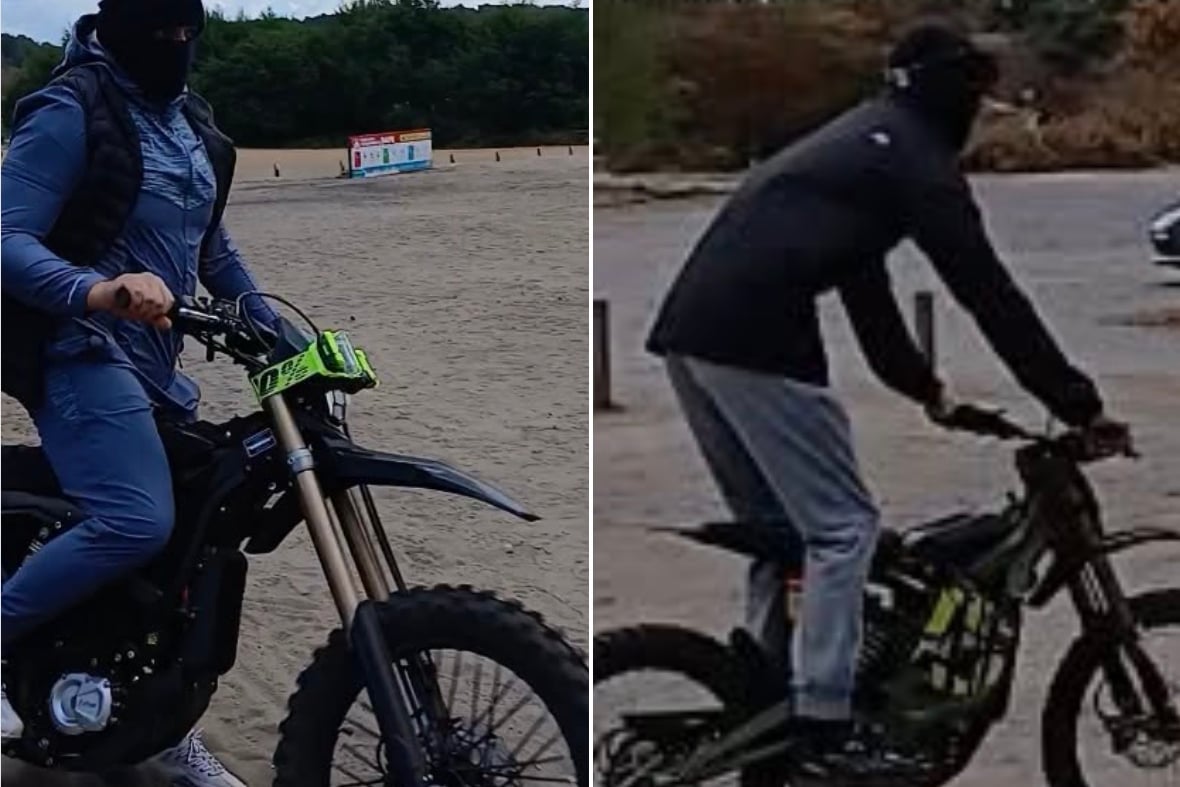 Police hunt reckless electric bikers who ‘put lives at risk’ at Frensham Common