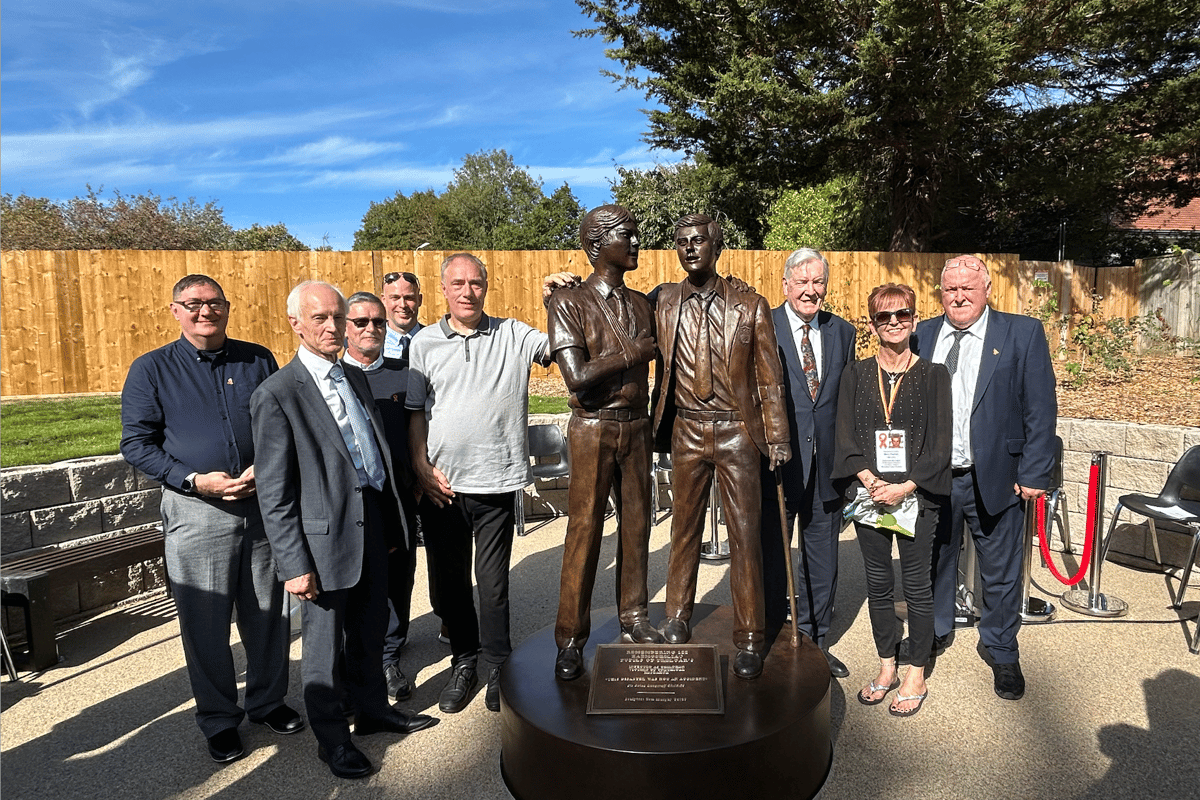 Memorial to infected blood scandal victims unveiled at Treloar's
