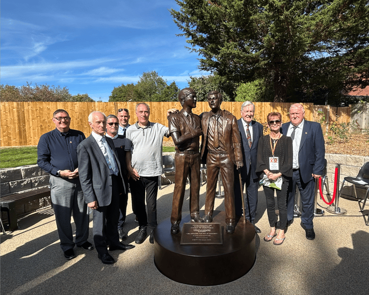 A memorial to the infected blood scandal victims at Treloar's was unveiled on September 26th 2026.
