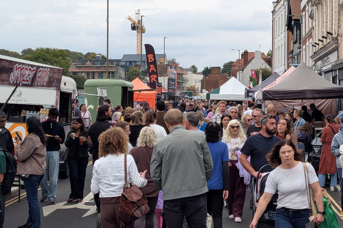 A taste of things to come? Relocated Farnham Food Festival went down a treat