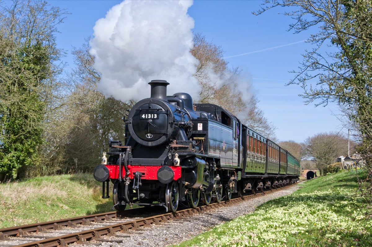 Visiting locomotives add to steam fun at Watercress Line