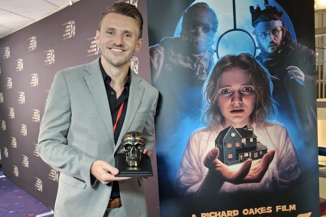 Farnham actor Christopher Mulvin wins Best Supporting Actor for JINX at British Horror Film Festival