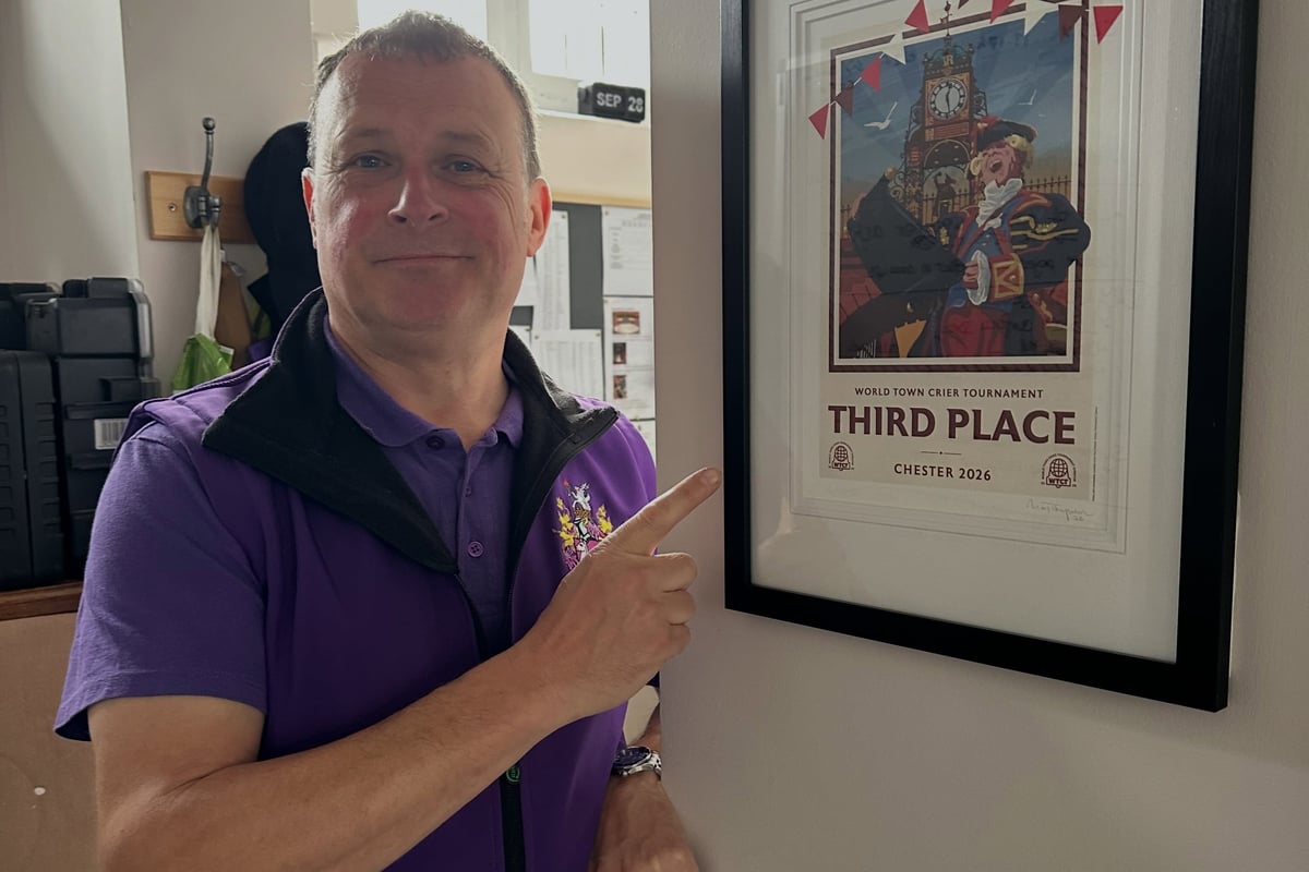 ‘It’s not just about loud voices’: Haslemere town crier Christian Ashdown takes third at world tournament