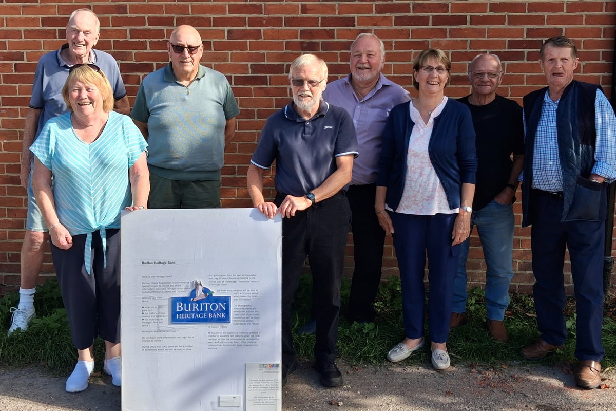 Friends reunited at Buriton's hidden history event