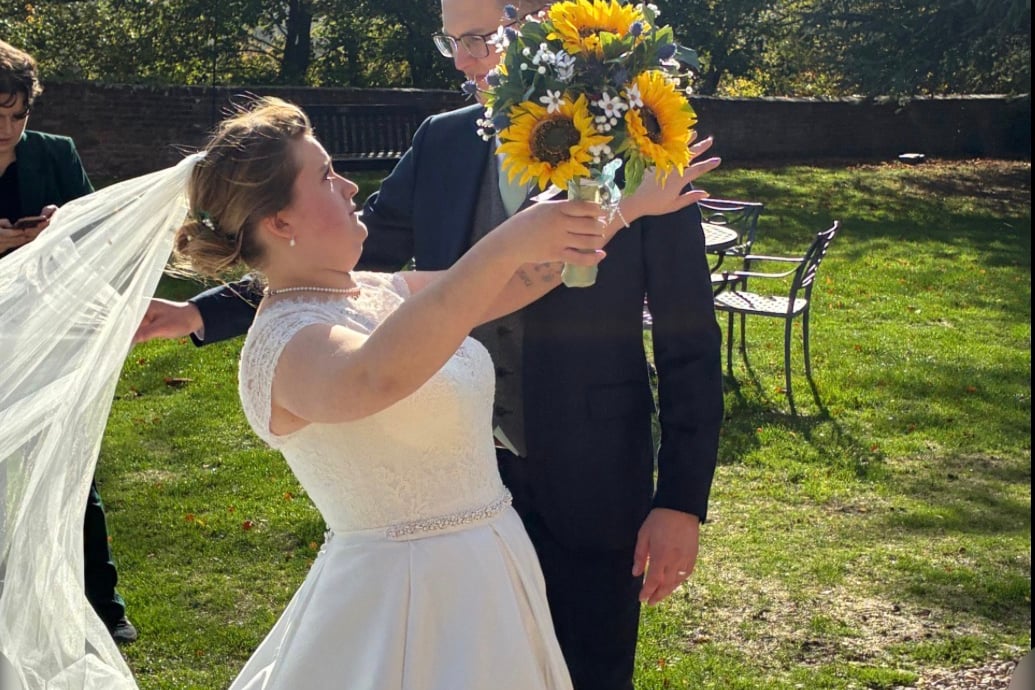 ‘My wedding veil blew away in storm – I just want it back’: Bride’s plea after Farnham Castle wedding