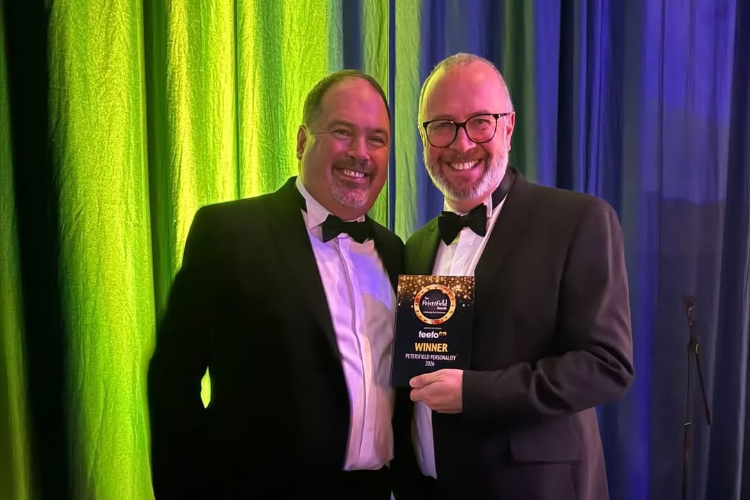 Double delight as Petersfield's 'Ant and Dec' triumph at town awards