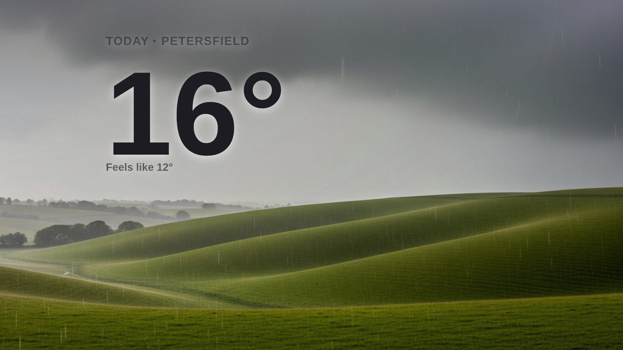 Heavy rain for Petersfield today - here's your Saturday forecast