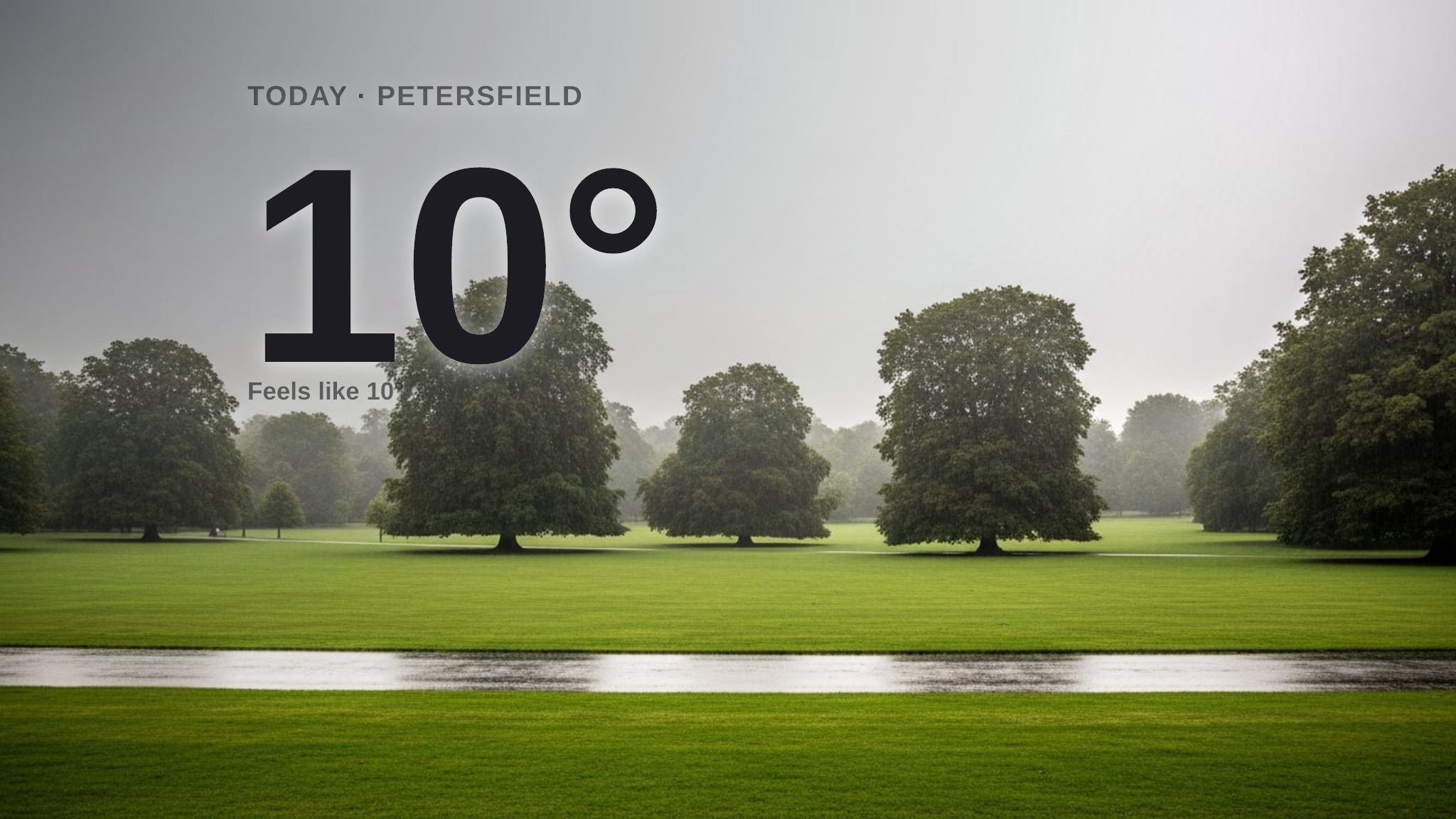 Rain on the way for Petersfield today - here's your Wednesday forecast