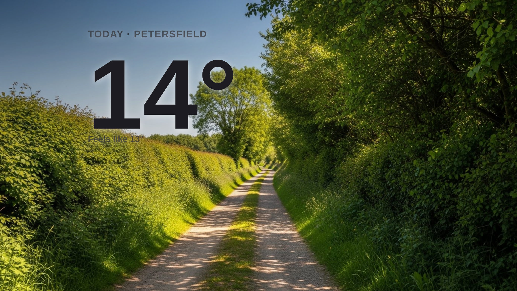 Sunshine and warmth for Petersfield today - here's what to expect